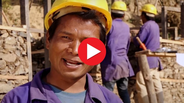 TRAINING TO BUILD EARTHQUAKE- RESISTANT HOUSES IN MAKWANPUR | HELVETAS NEPAL